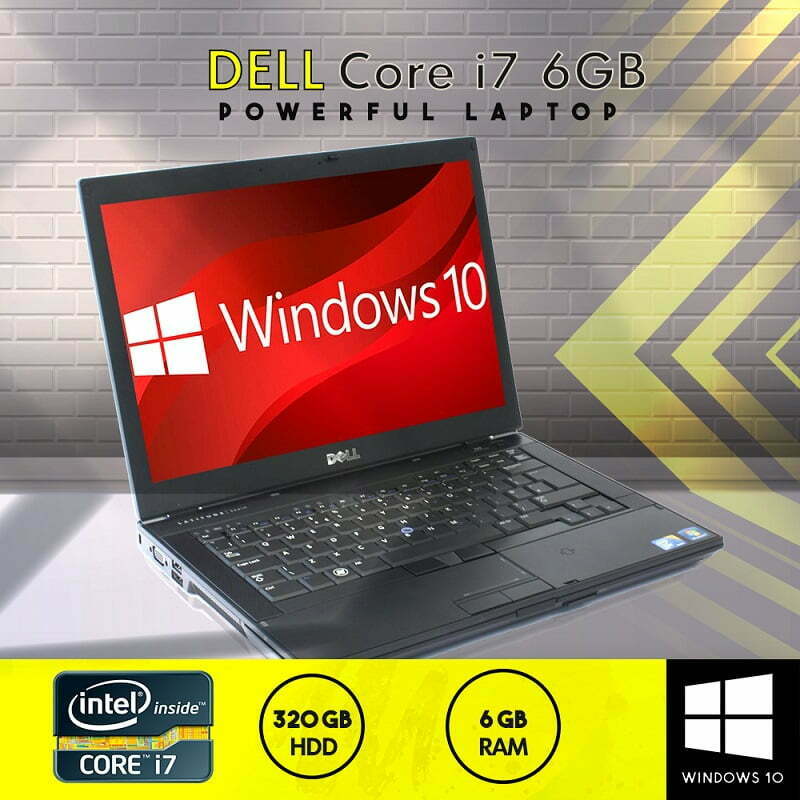 Dell E6410 | 14″ core i7 6GB RAM 320GB