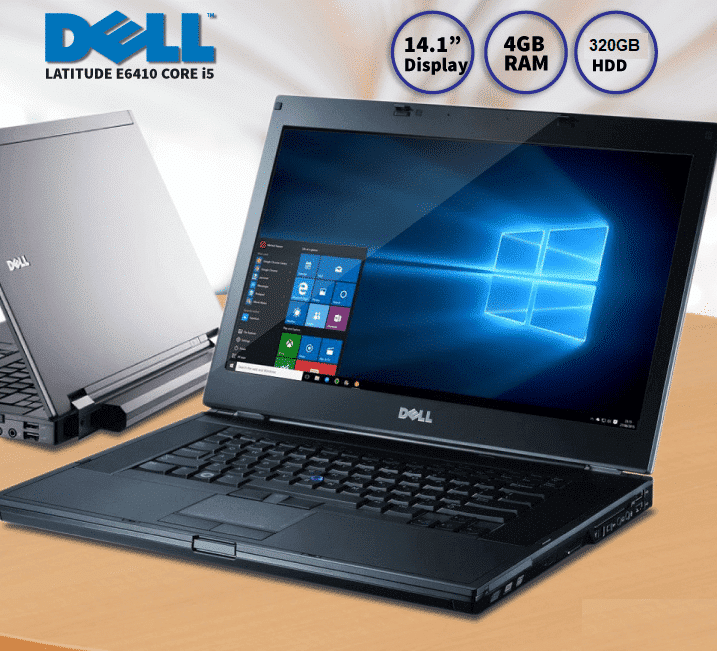 Dell E6410™ Intel core i5, 320 GB storage 4 GB RAM 14.1″ inch screen