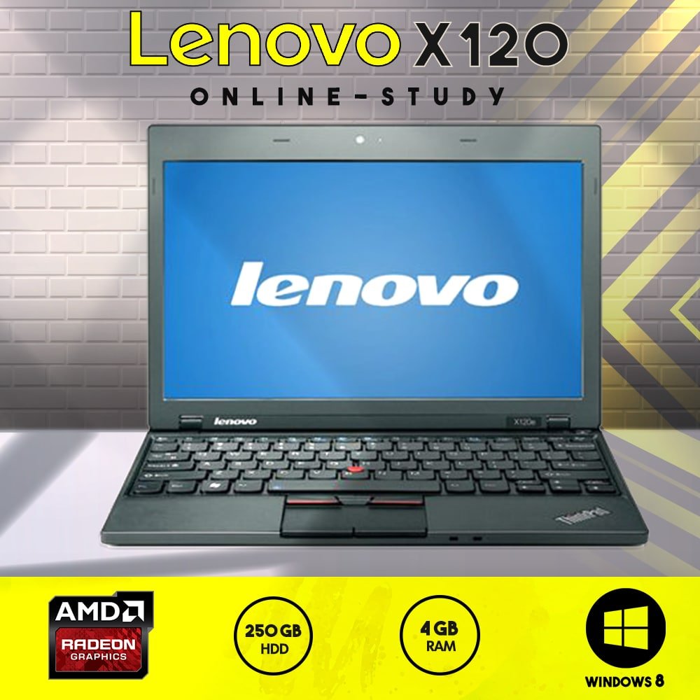 Lenovo ThinkPad X120e 11.6″ 4GB RAM 250GB Storage AMD E-350 2 x 1.6 GHz