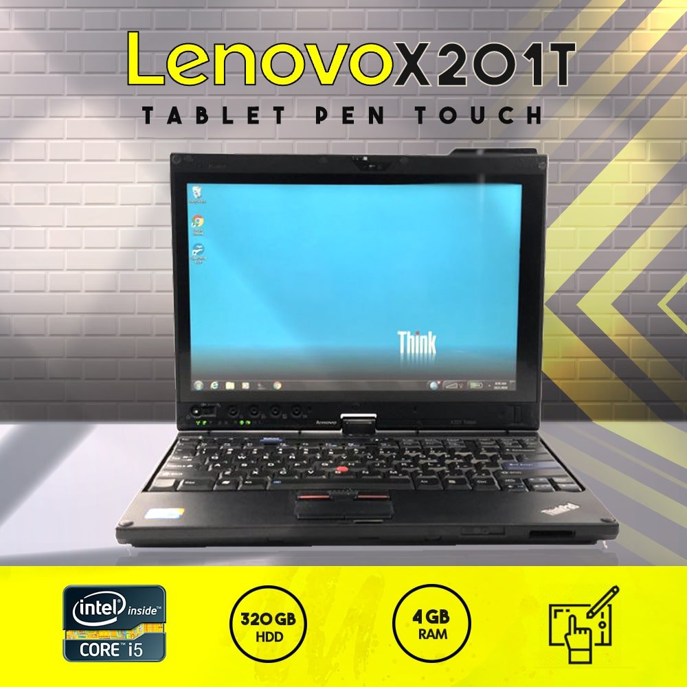 Lenovo X201 Tablet Pen Touch Core i5, 320 GB HDD, 4 GB RAM